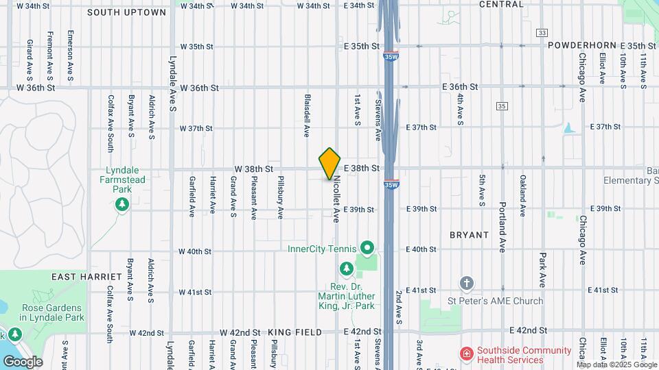 3820 Nicollet Ave Map and Location Details