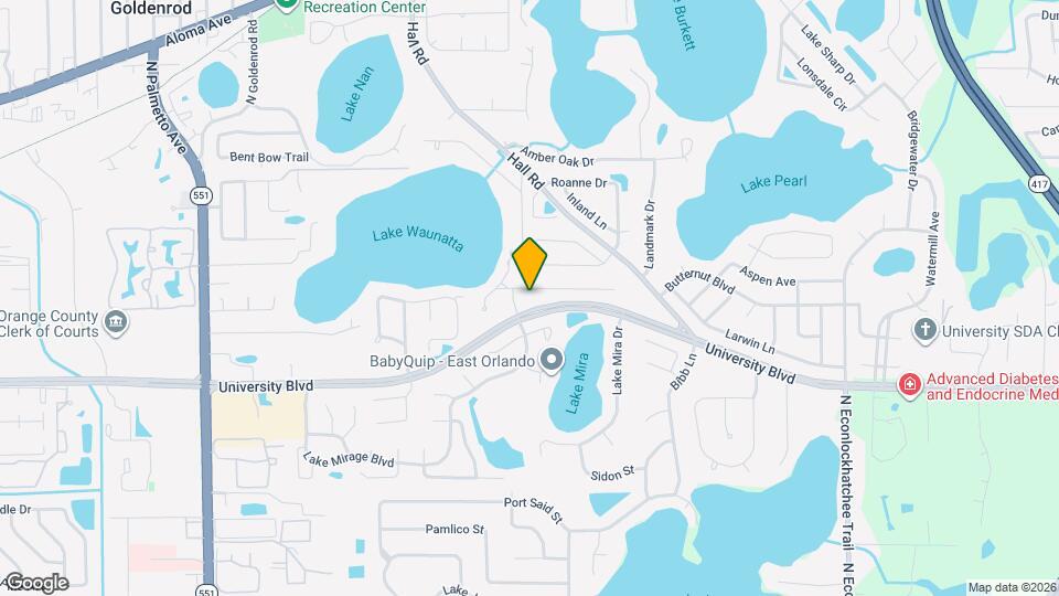 8228 Lost Lake Dr Mapa y Detalles de la Ubicación