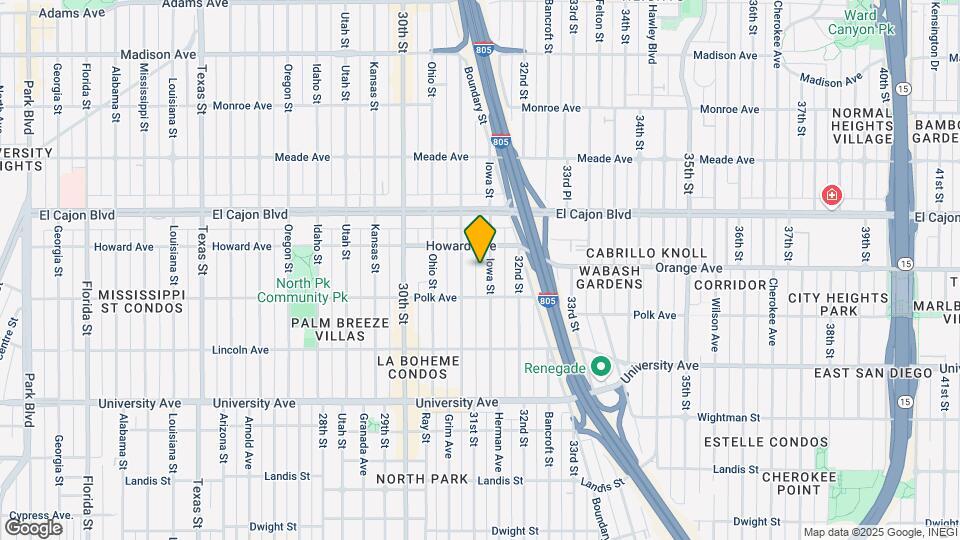 4152 Iowa St Mapa y Detalles de la Ubicación