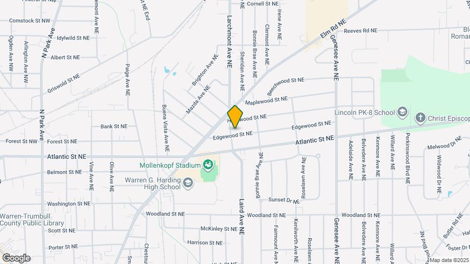 1217 Edgewood St NE Map and Location Details