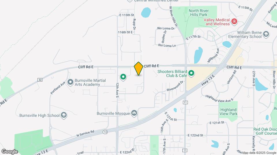 1301 Cliff Rd E Mapa y Detalles de la Ubicación