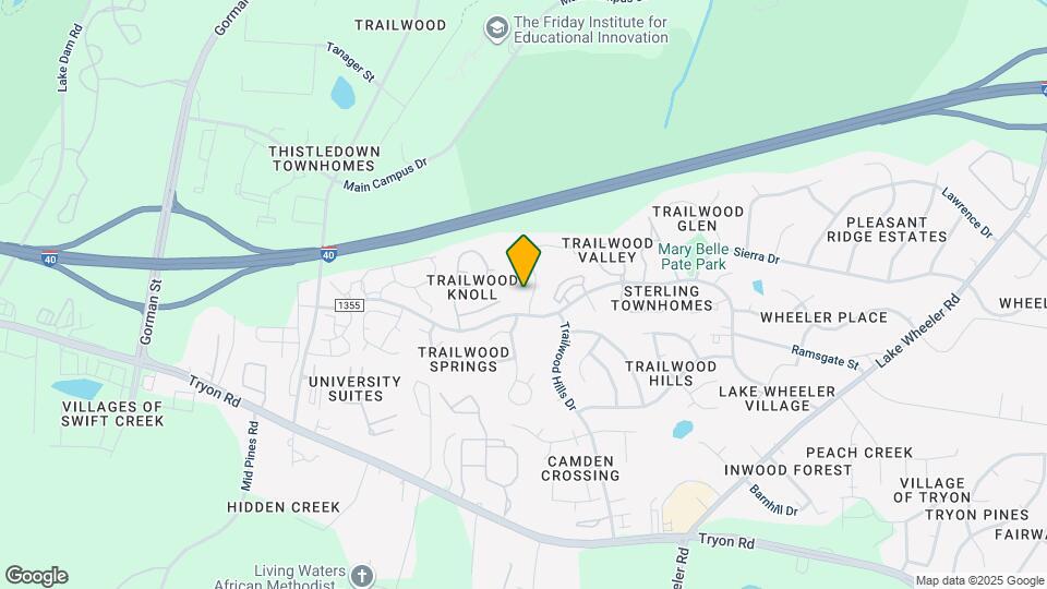 1950 Trailwood Heights Ln Map and Location Details