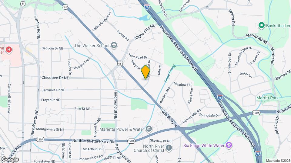 603 Seminole Pl Map and Location Details