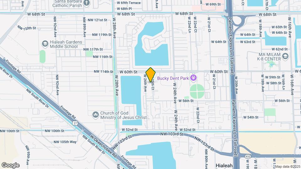 5820 W 25th Ct Mapa y Detalles de la Ubicación