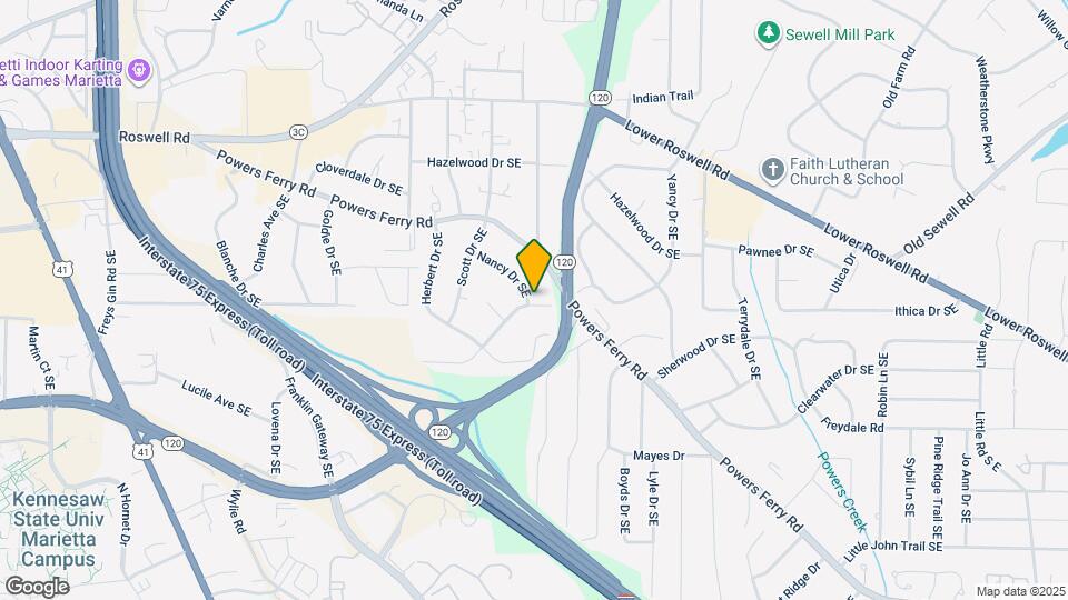 1801 Crestridge Dr SE Map and Location Details