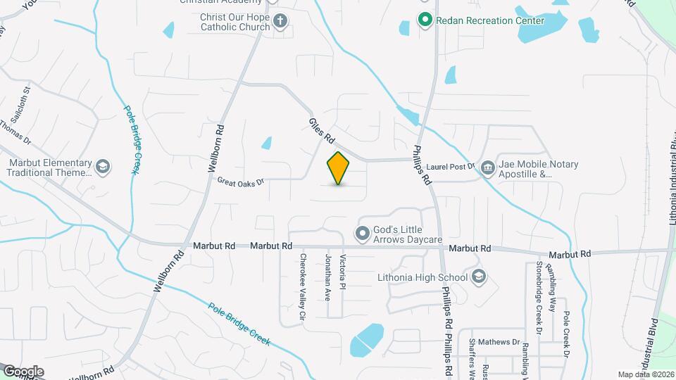 6149 Raleigh Oaks Ct Map and Location Details