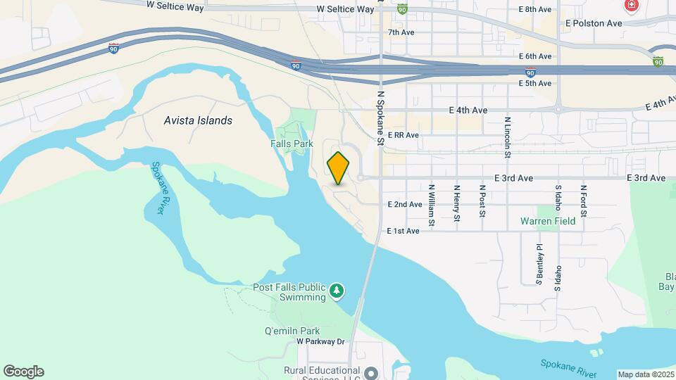 447 W Waterside Dr Map and Location Details