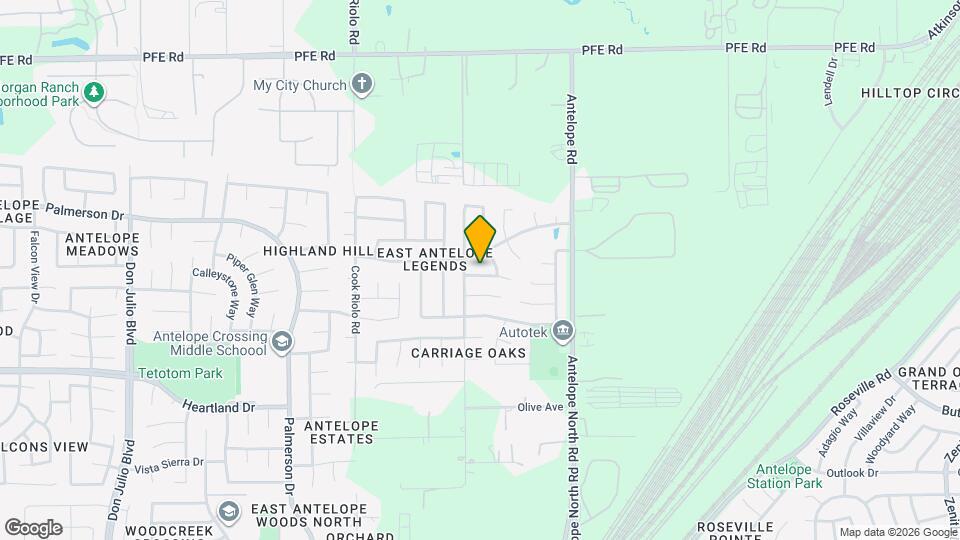 5713 Grey Birch Way Map and Location Details