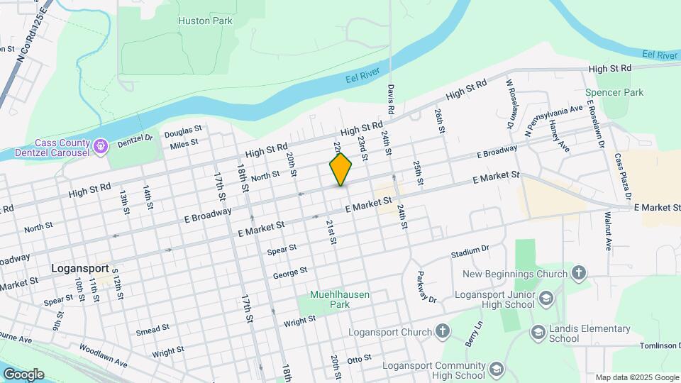 2127 E Broadway Map and Location Details