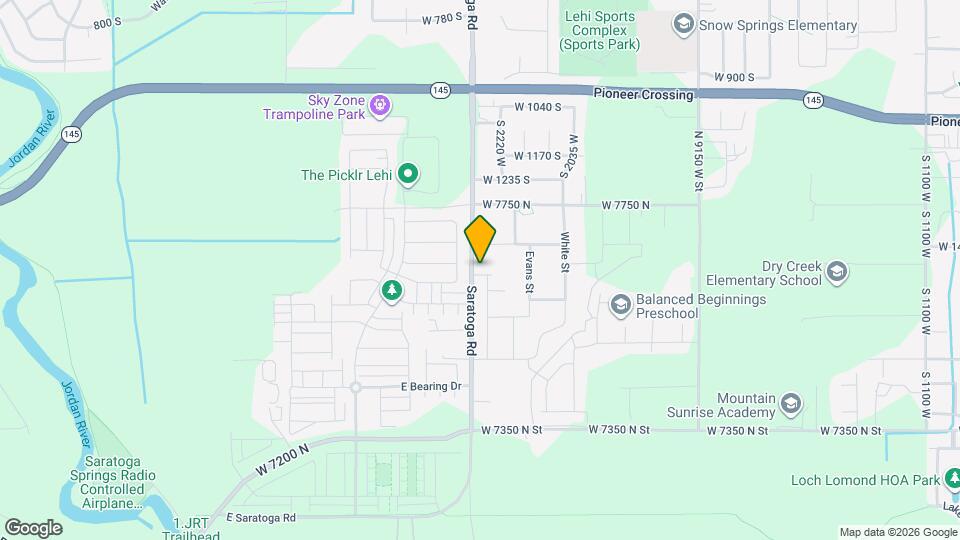1218 Peterson Ln Map and Location Details