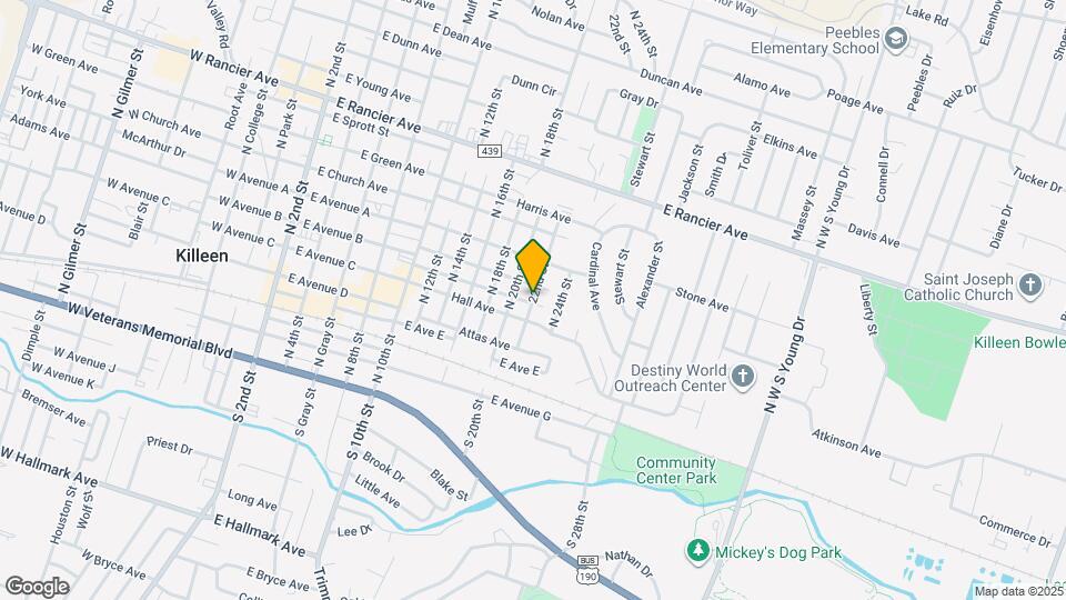 418 N 22nd St Map and Location Details