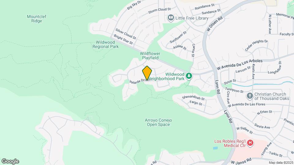 2623 Velarde Dr Map and Location Details