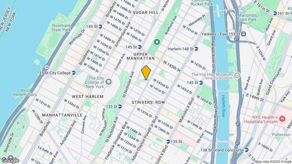 301 W 141st St Map and Location Details