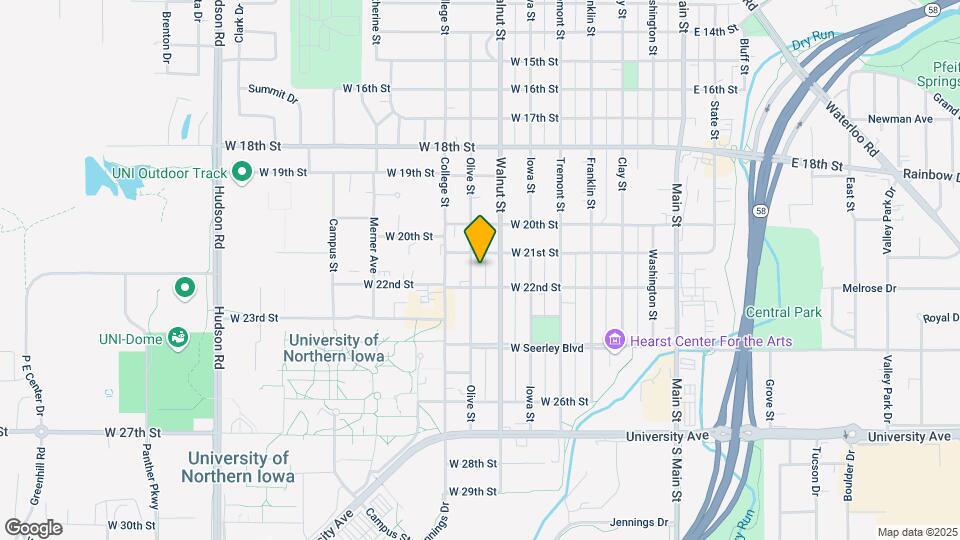 2116 Olive St, Unit 3 Mapa y Detalles de la Ubicación