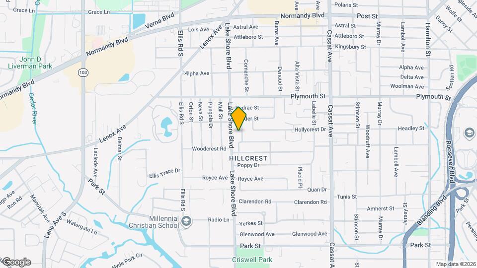 1268 Peacefield Dr Map and Location Details