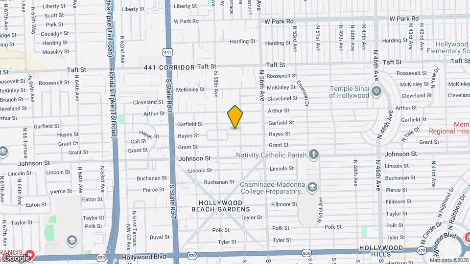 5715 Hayes St Map and Location Details