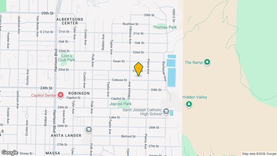 1648 Cahoon St Mapa y Detalles de la Ubicación
