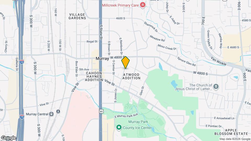 4893 S Wasatch St Map and Location Details