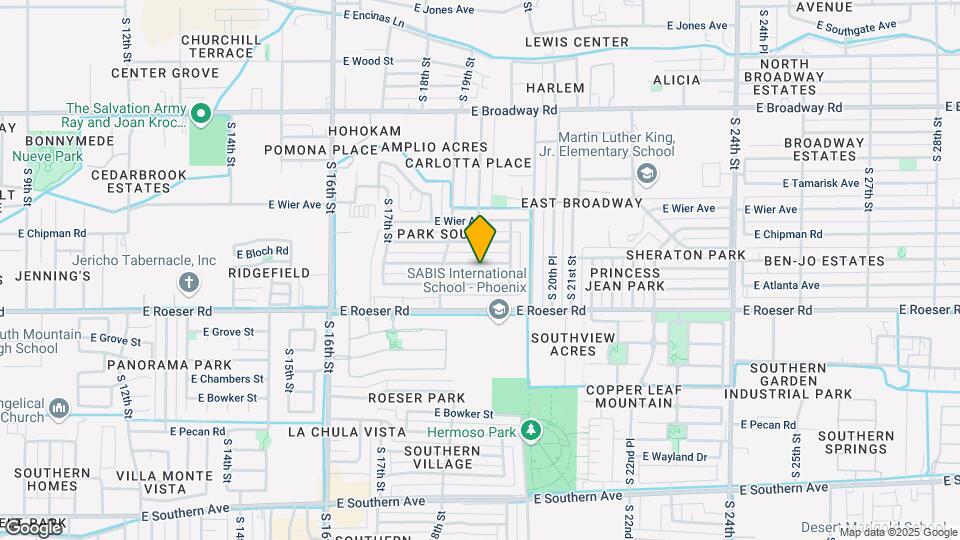 1861 E Mobile Ln Map and Location Details