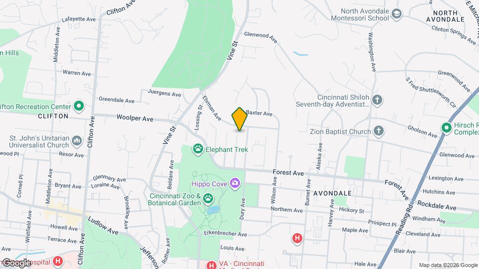 3592 Dick St Map and Location Details