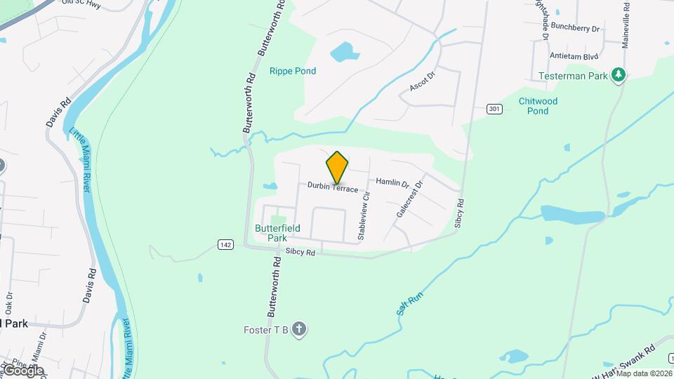 1229 Durbin Ter Map and Location Details