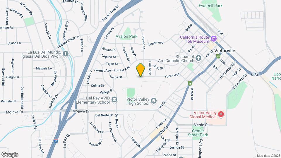 16457 Yucca Ave Map and Location Details