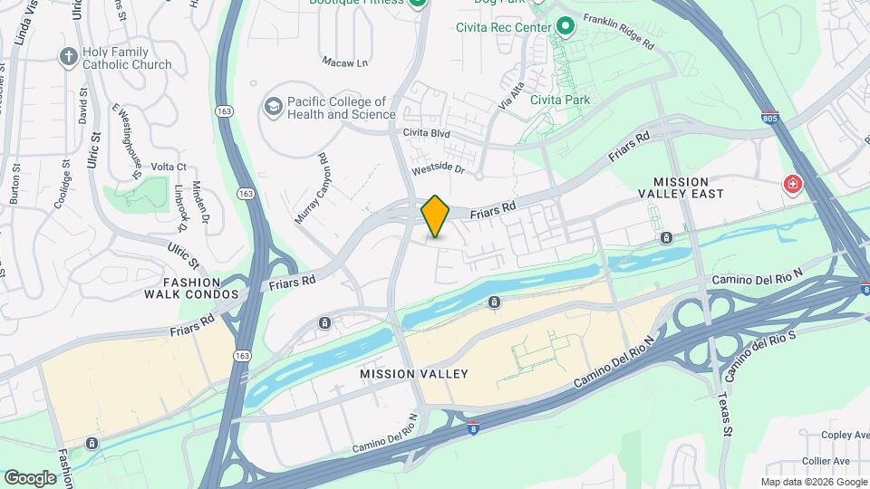 7942 Mission Center Ct, Unit C Map and Location Details