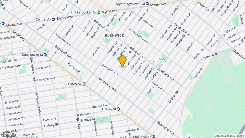 1229 Putnam Ave Mapa y Detalles de la Ubicación