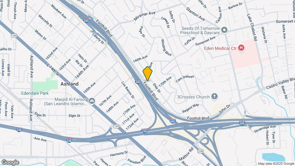 16850-16852 Foothill Blvd Map and Location Details