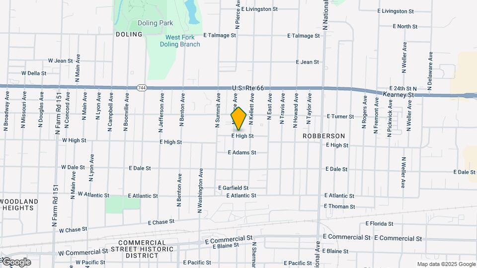 2202 N Pierce Ave Mapa y Detalles de la Ubicación