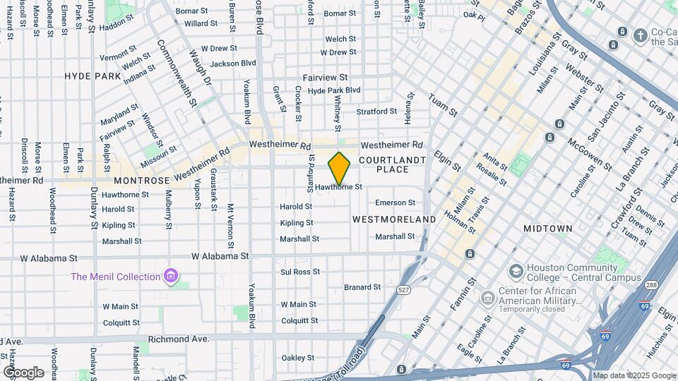 623 Hawthorne St Map and Location Details