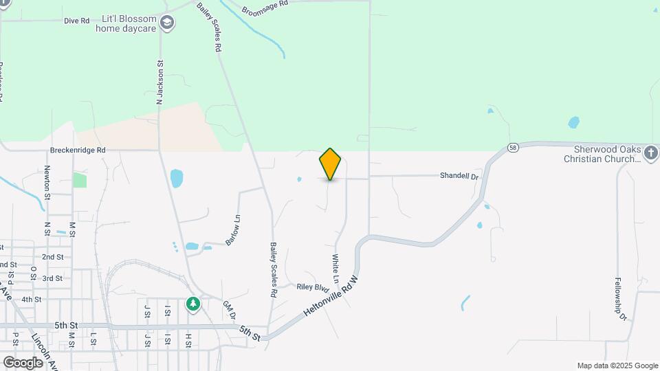 628 Riley Blvd Map and Location Details