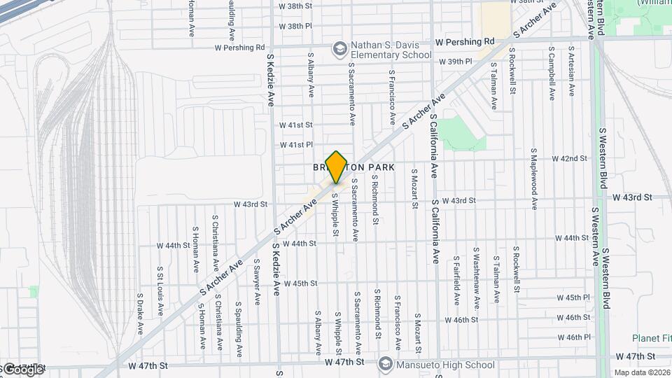 4253 S Whipple St Map and Location Details