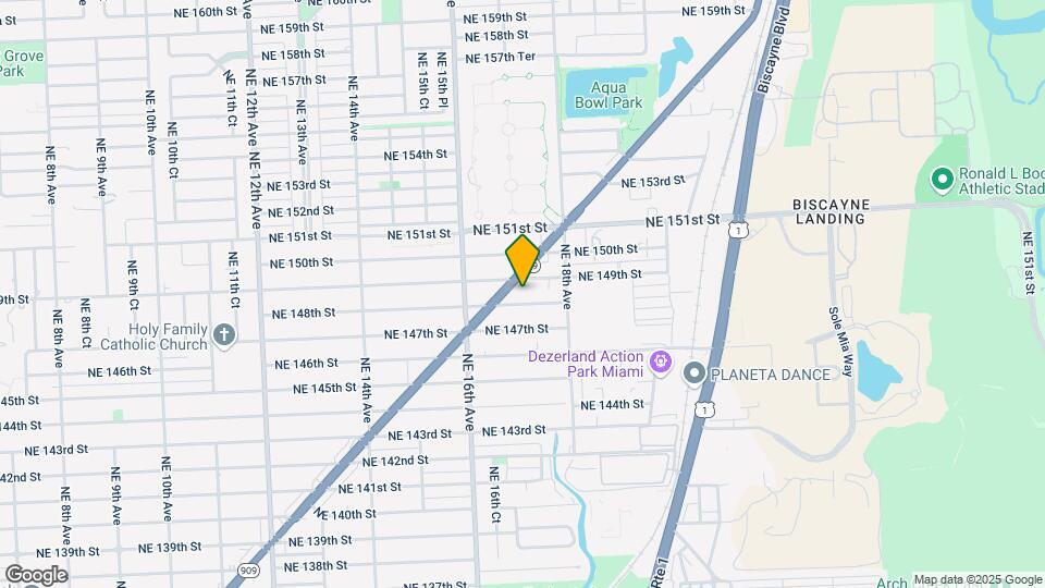 1701 NE 148th St Map and Location Details