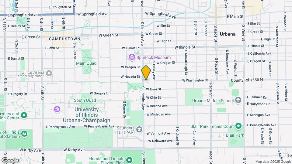902 S Lincoln Ave Map and Location Details