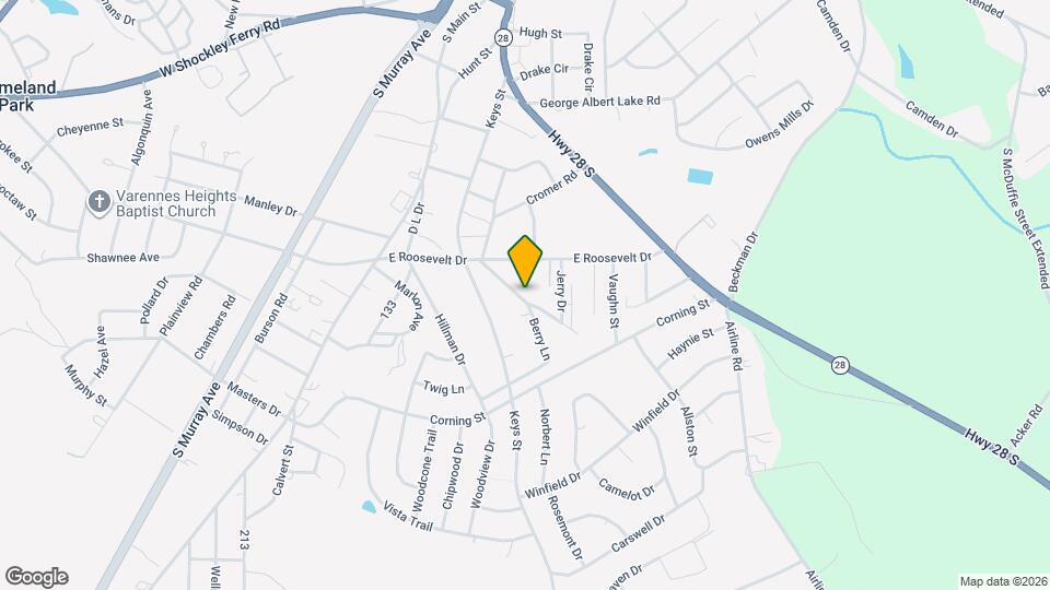 3317 Berry Ln Map and Location Details