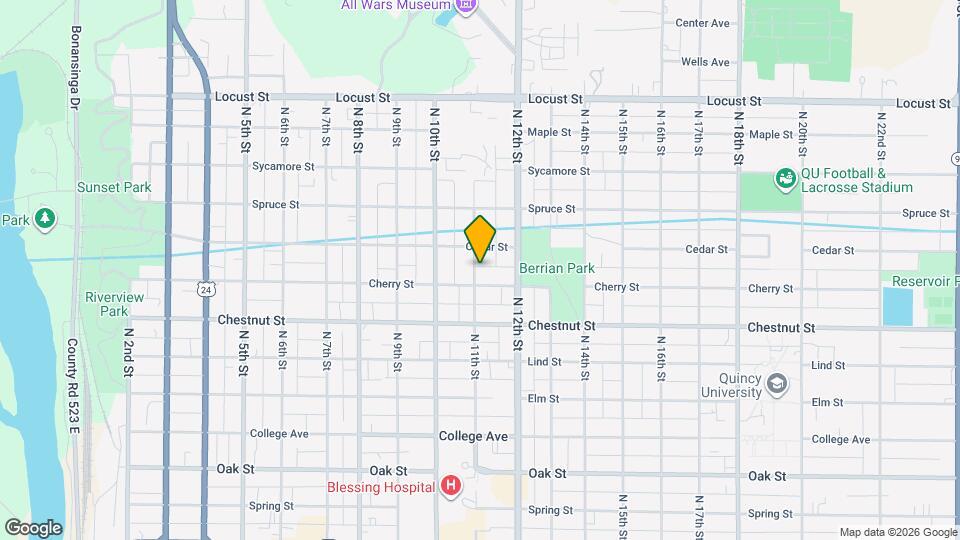 1122 N 11th St Map and Location Details