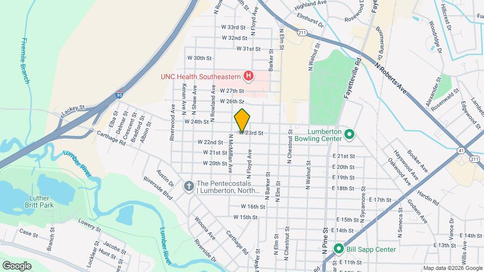 303 W 23rd St Map and Location Details