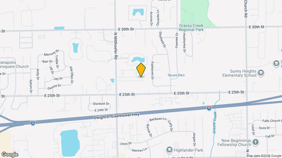 10207 Penrith Dr Map and Location Details