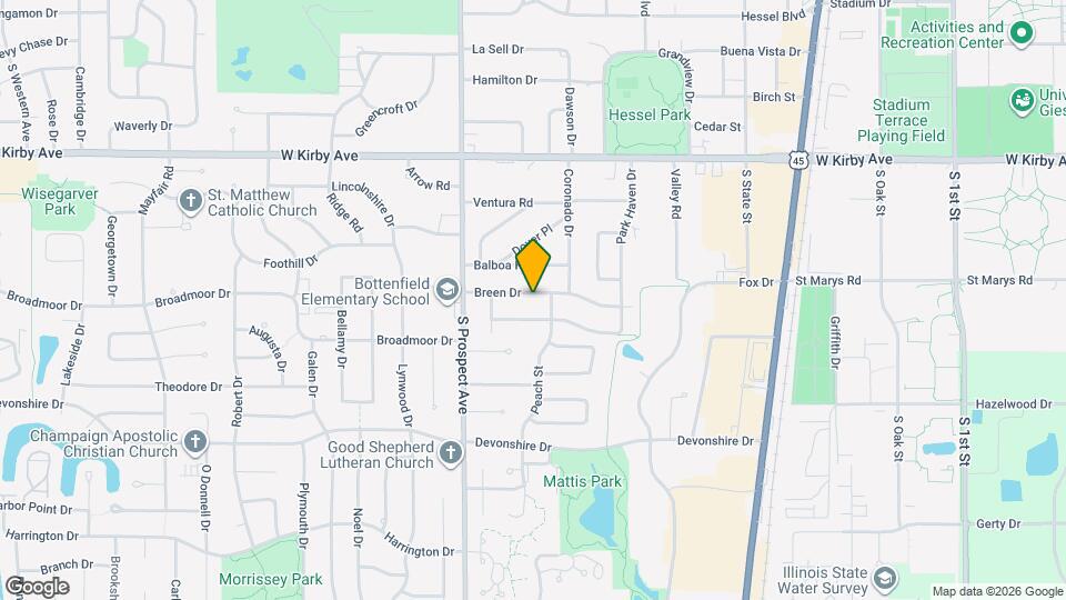 713 Breen Dr Map and Location Details