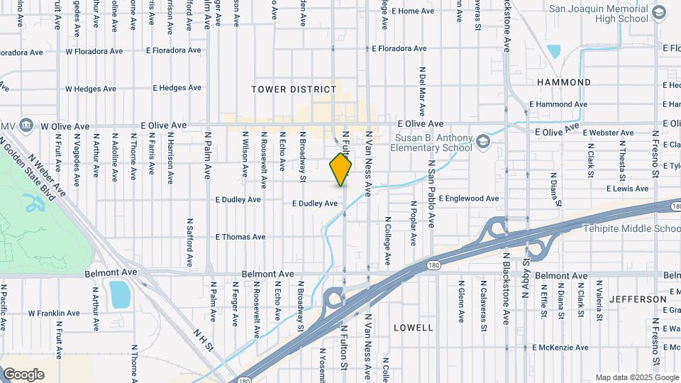 925 N Fulton St Map and Location Details