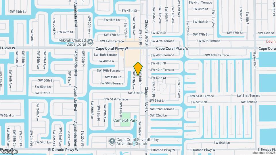 5000 SW 16th Pl Mapa y Detalles de la Ubicación