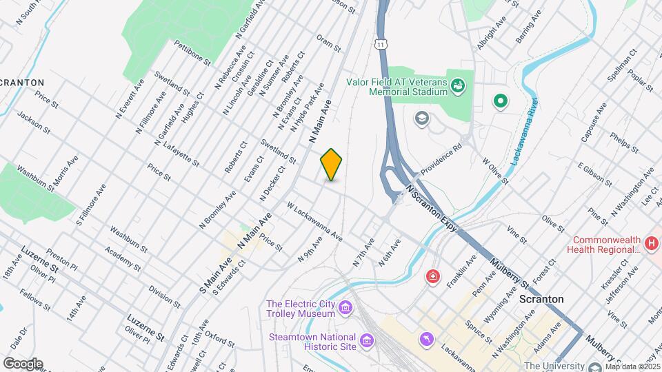 916 W Linden St Map and Location Details