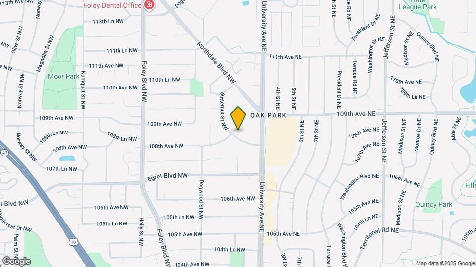 88 108th Ave NW Mapa y Detalles de la Ubicación
