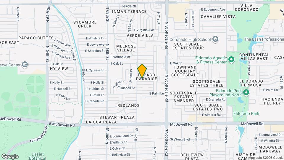 7014 E Holly St Map and Location Details