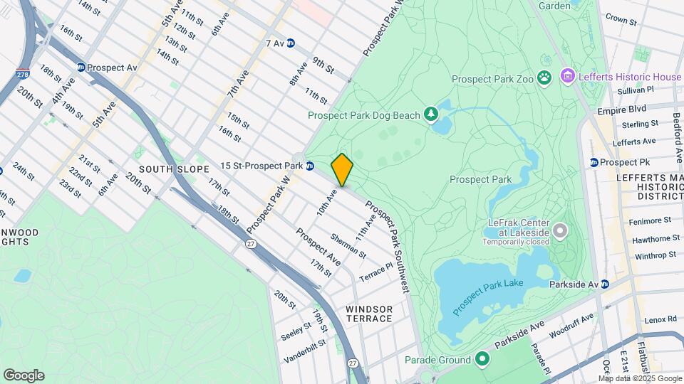 41 Prospect Park SW Map and Location Details