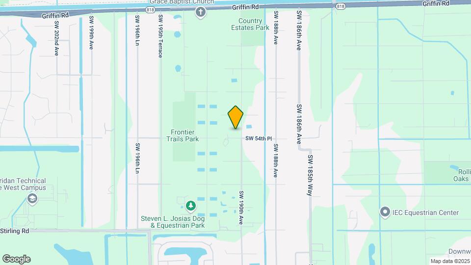 5425 SW 190th Ave Map and Location Details