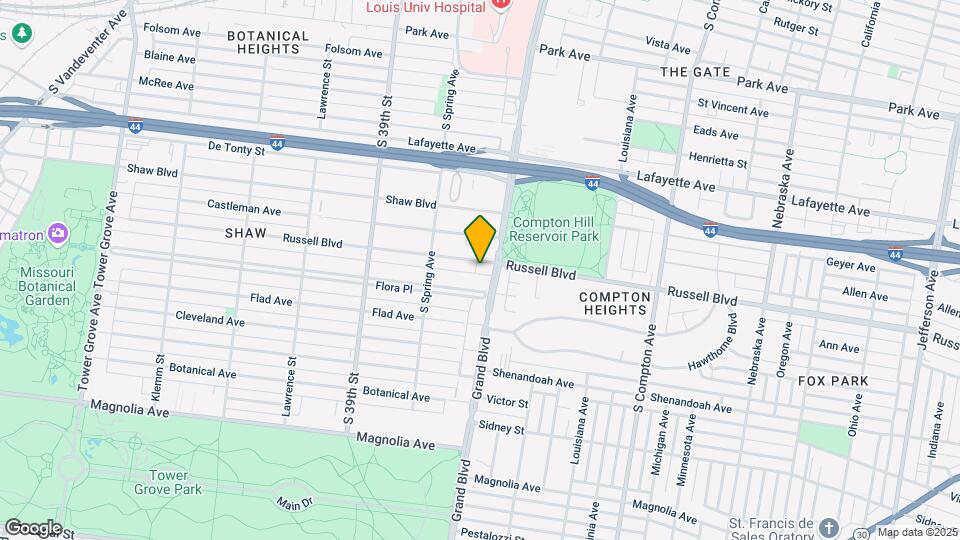 3616 Russell Blvd Map and Location Details