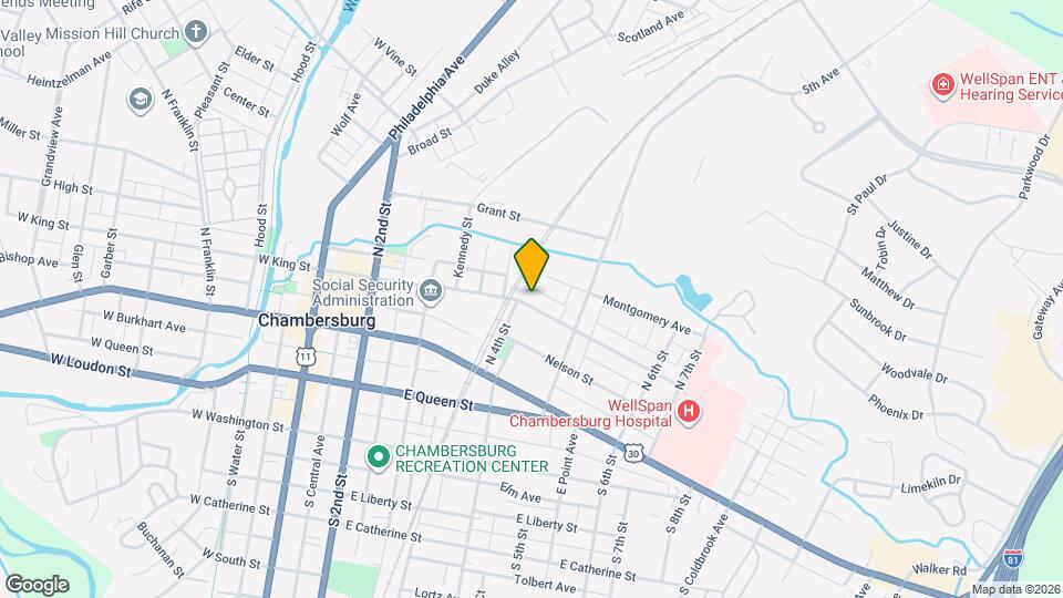 429-431 E King St Map and Location Details