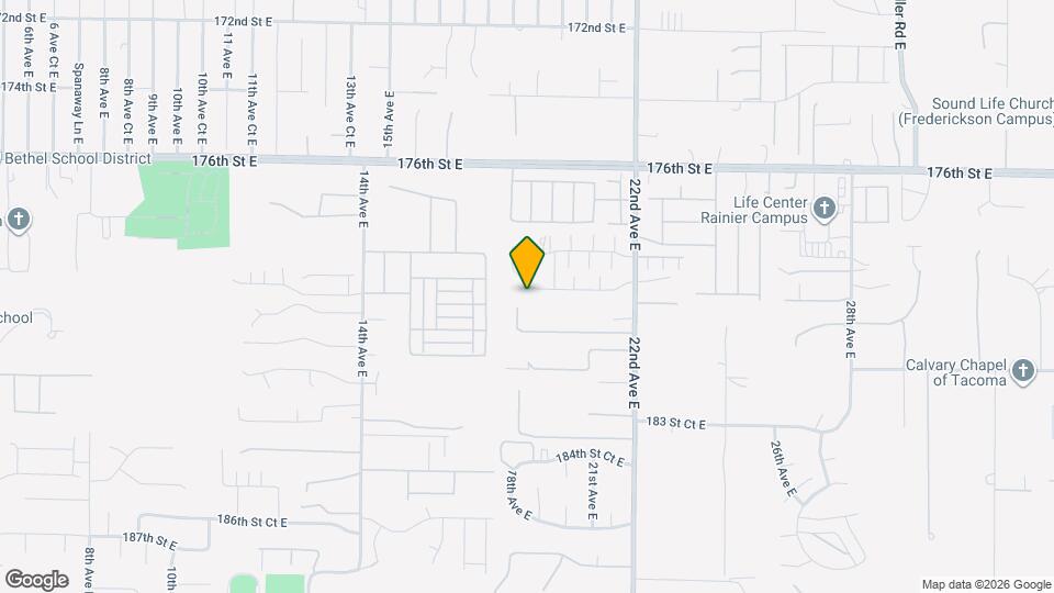 17924 18th Ave Ct E Mapa y Detalles de la Ubicación